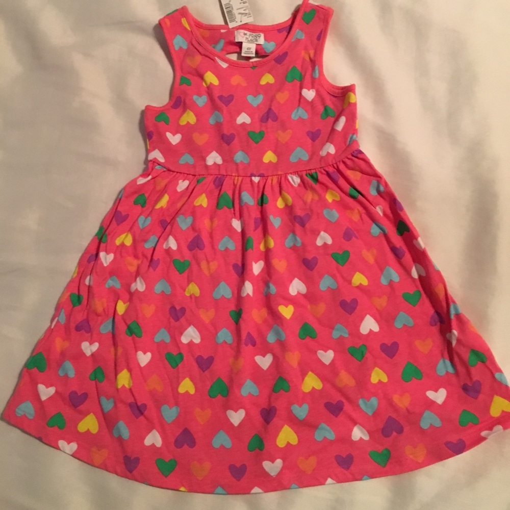 NWT Children’s Place Summer Pink Heart Dress